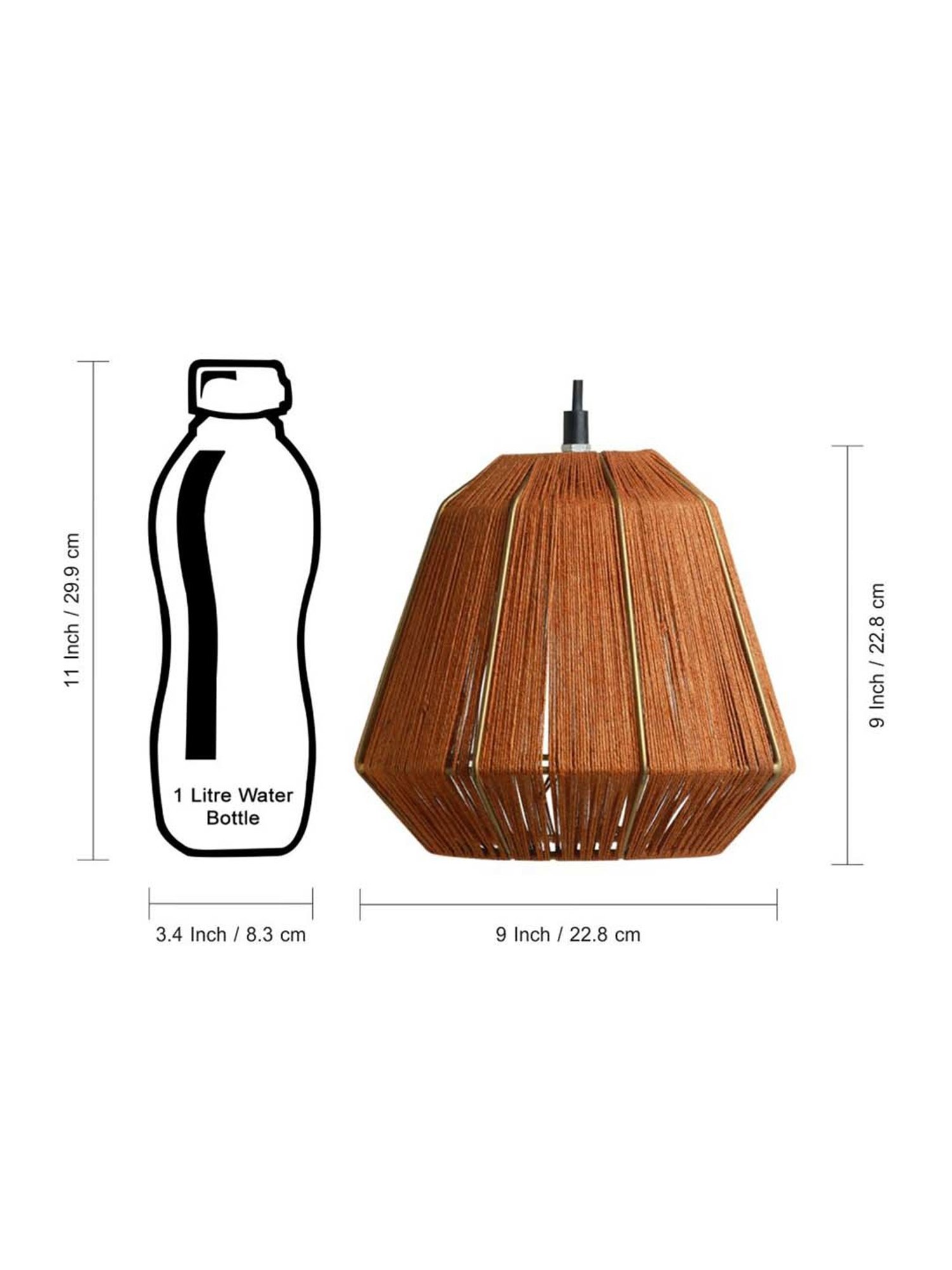 Pure Home and Living Grey Glass Trophy Shaped Table Lamp Stand