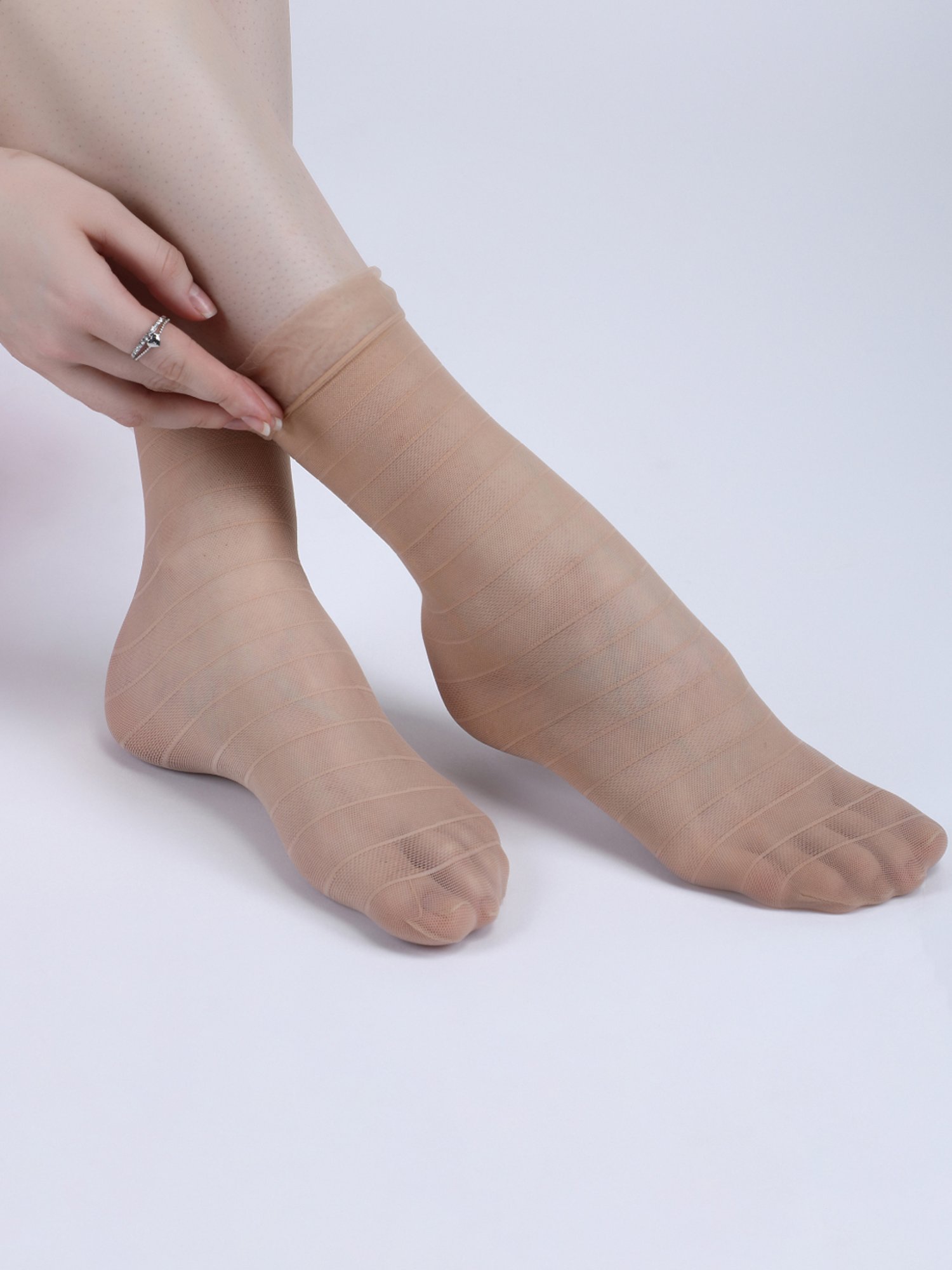 NEXT2SKIN Beige Socks - Pack of 3