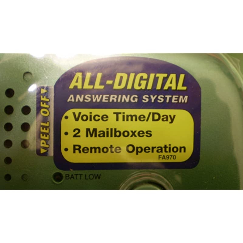 FA-970 Digital Answering System with 2 Voice Mailboxes