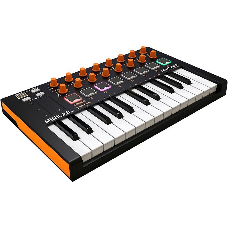 Arturia MiniLab MKII Mini Hybrid Keyboard Controller Orange Edition