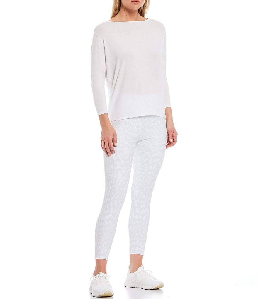 Kinesis High Rise Leopard Print 7/8 Leggings