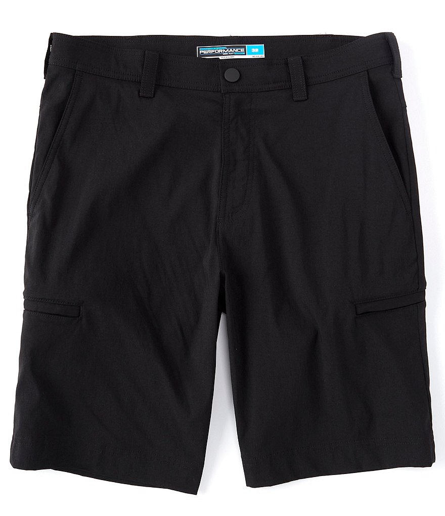 Roundtree & Yorke Active Waist 9#double; Inseam Performance Shorts