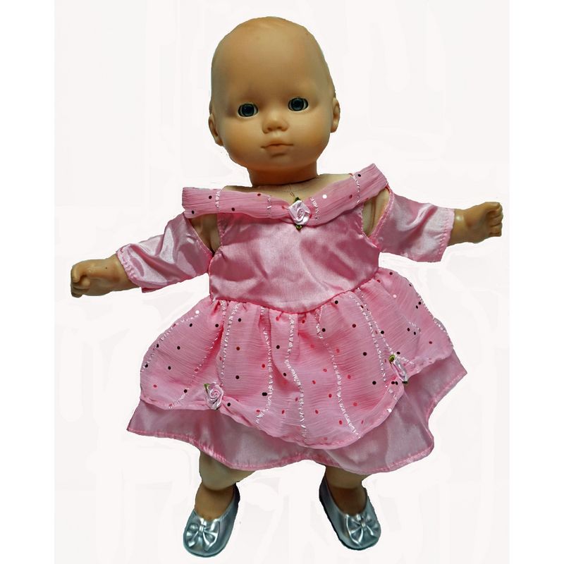 Doll Clothes Superstore Pink Princess With Designer Material Fits 15 -16  Baby Dolls