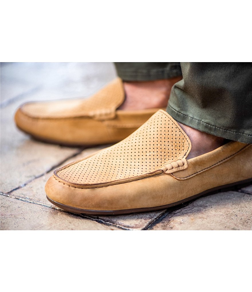 Born Men's Allan Perforated Suede Drivers