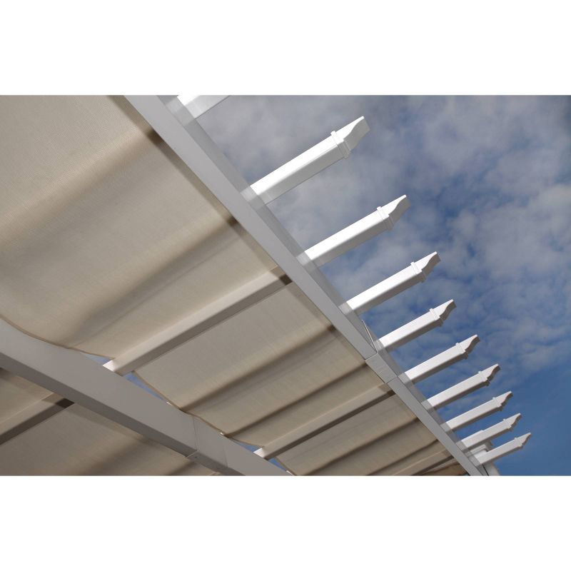 Costway Outdoor 2-Tier 10'x10' Gazebo Canopy Shelter Awning Tent Patio Garden Screw-free structure Brown