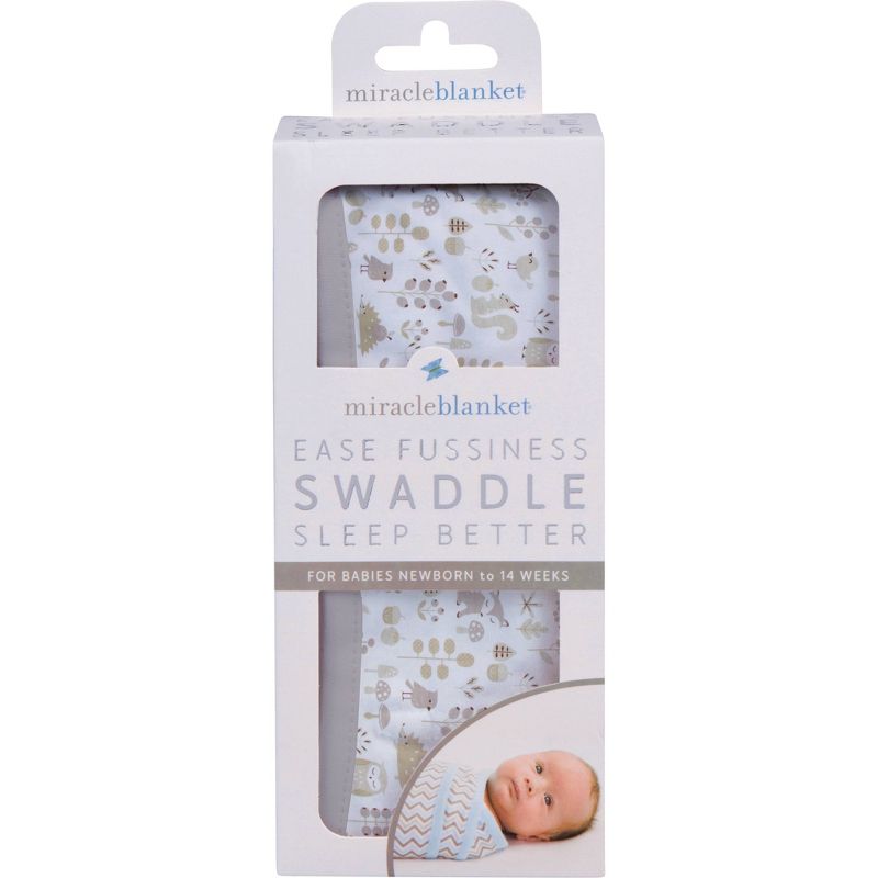 Miracle Blanket Swaddle Wrap  Foxes Gray