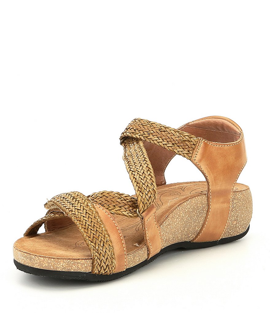 Taos Footwear Trulie Woven Leather Sandals