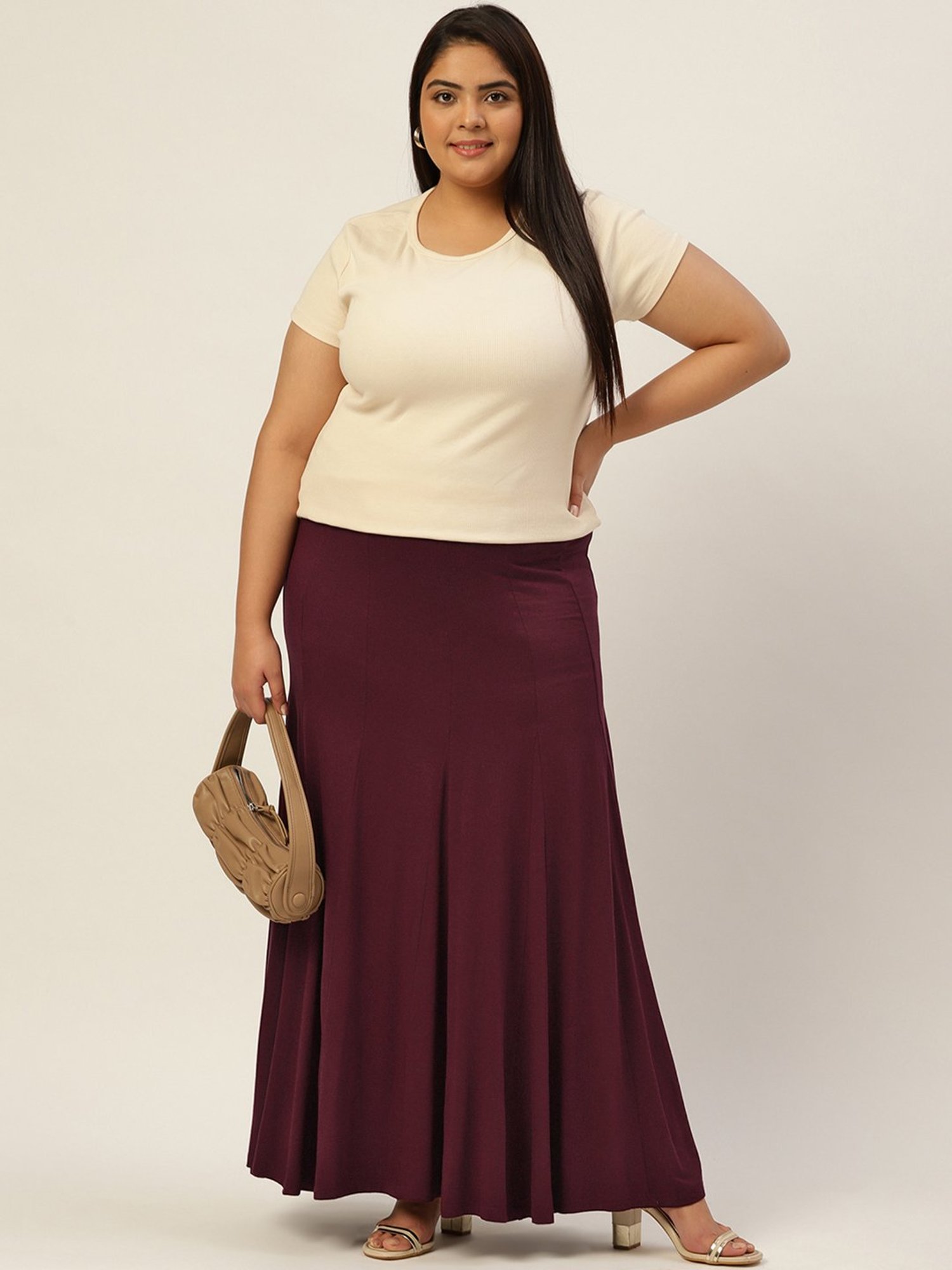 theRebelinme Purple Maxi Skirt