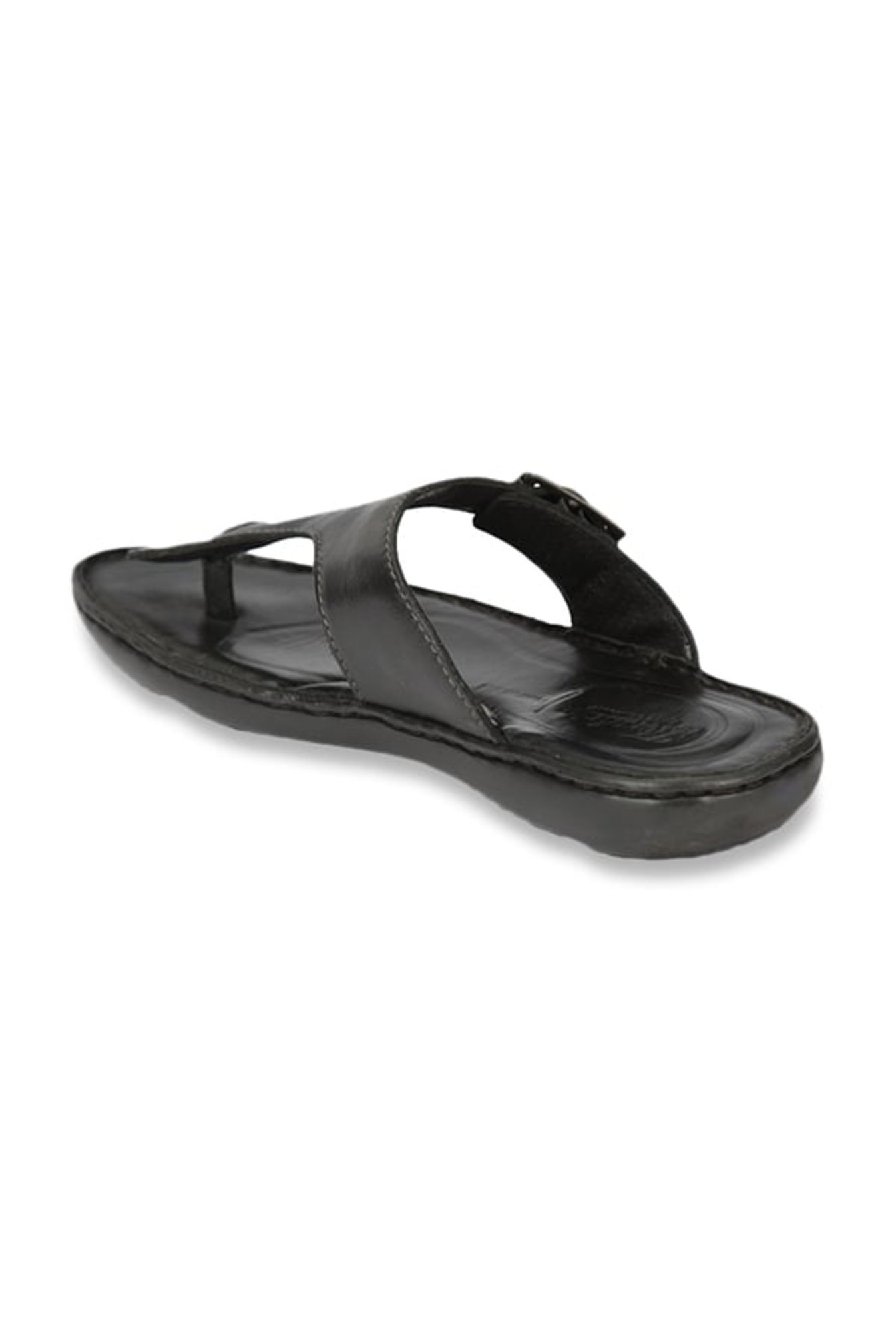 Florsheim LEWIS Black T-Strap Sandals