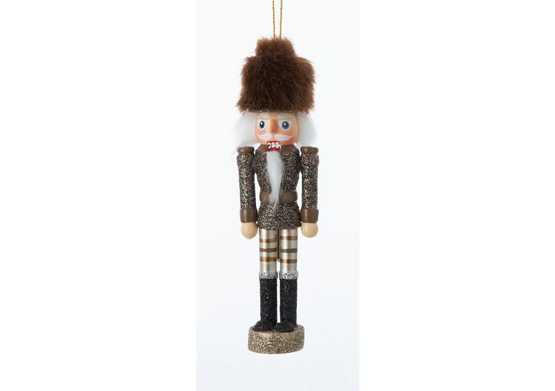 Kurt S. Adler 5.75" Decorative Hollywood Nutcracker Brown and Black Wooden Christmas Ornament