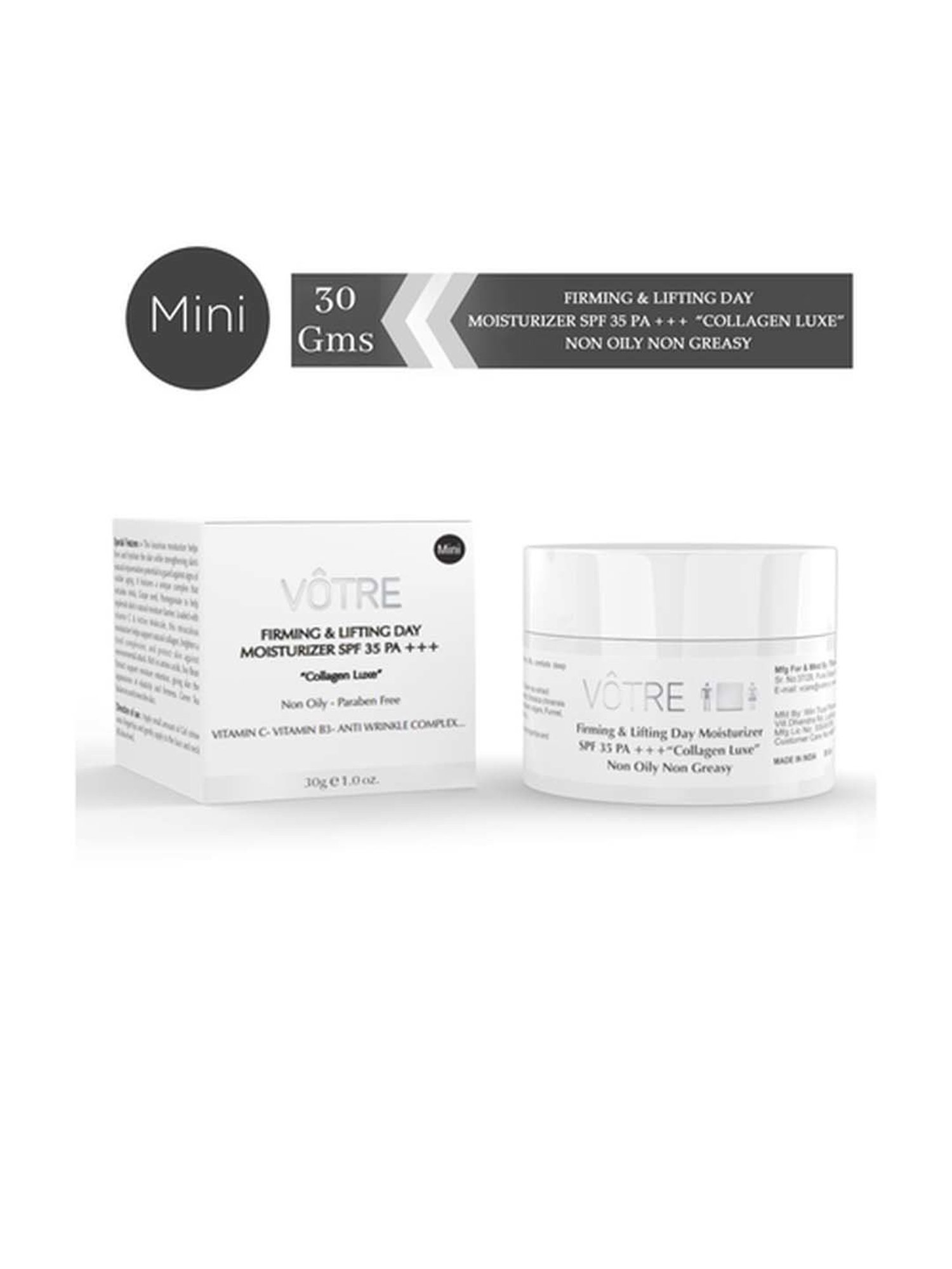 Votre Firming & Lifting Day Moisturiser SPF 35 PA+++ Collagen Luxe Mini - 30 gm
