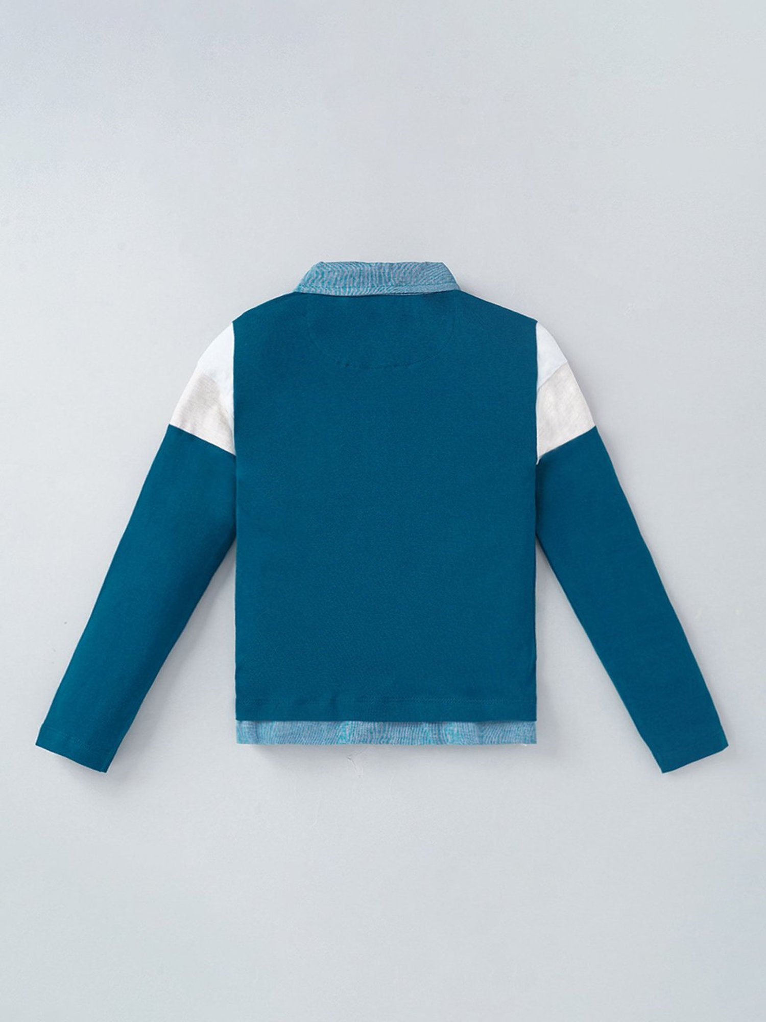 Pantaloons Junior Multicolor Cotton Striped Polo T-Shirt