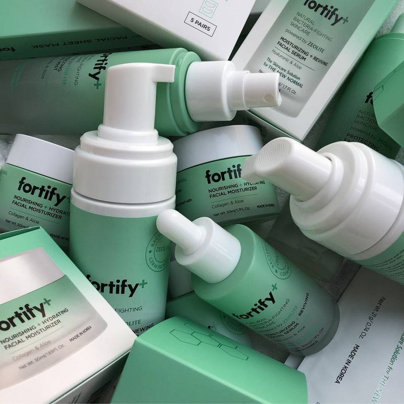 Fortify+ Natural Bacteria-Fighting Skincare Purifying and Renewing Facial Cleanser - 5.07 fl oz