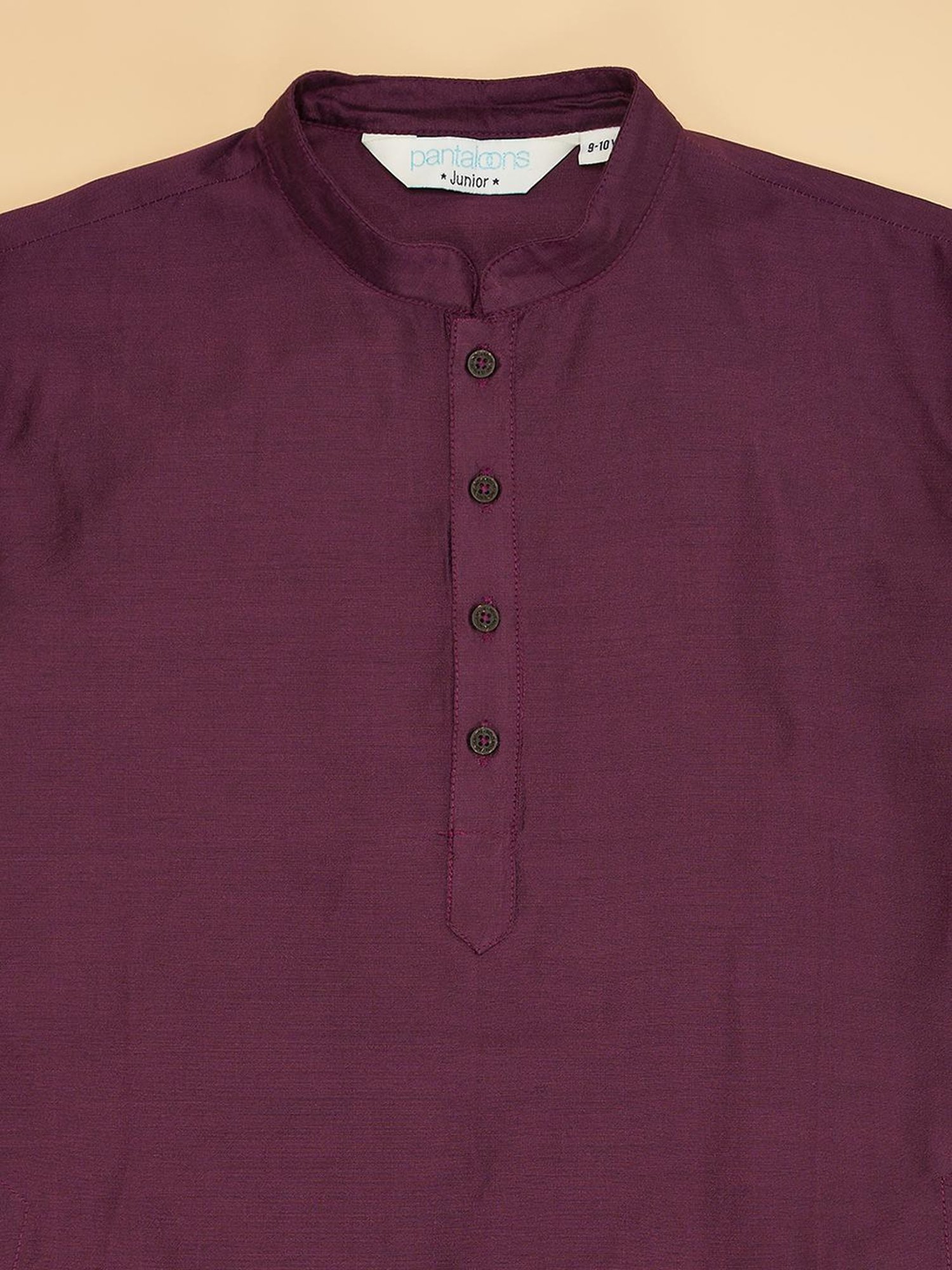 Indus Route by Pantaloons Purple Kurta & Pyjama Set