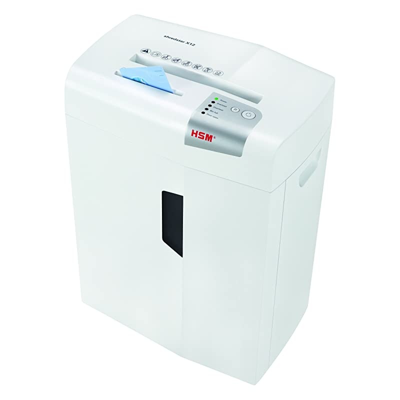 shredstar X12 CrossCut Shreds Up to 12 Sheets 61Gallon Capacity Shredder White