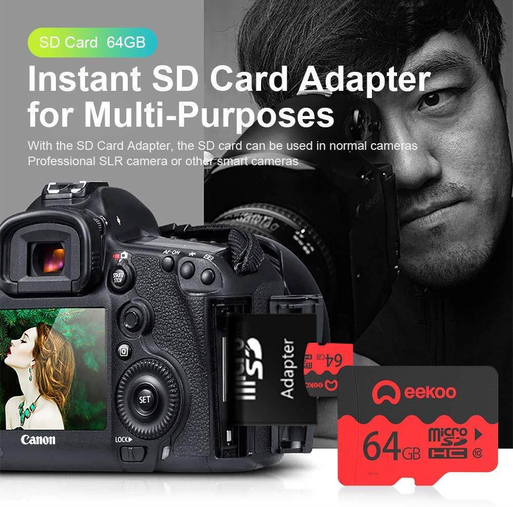 H&T Micro SD Card Class 10 U 3 Microsdxc Read Performance Up to 80MB/S Memory Card for Phone Camera Computer