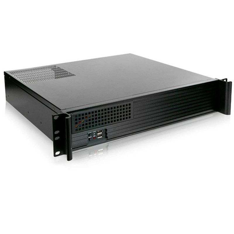 Monoprice 2U Compact Rackmount MicroATX Chassis with 2x 3.5" and 1x 5.25" Drive Bays