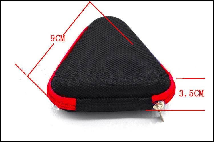 For Fidget Hand Spinner Triangle Finger Dustproof Gyro Toy Focus ADHD Autism Bag Box Carry Case Packet Best Sell Gifts - gules