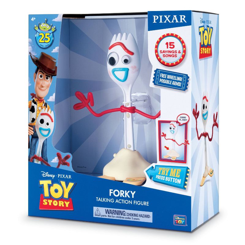 Disney Pixar Toy Story 4 Forky Free Wheeling Talking Action Figure