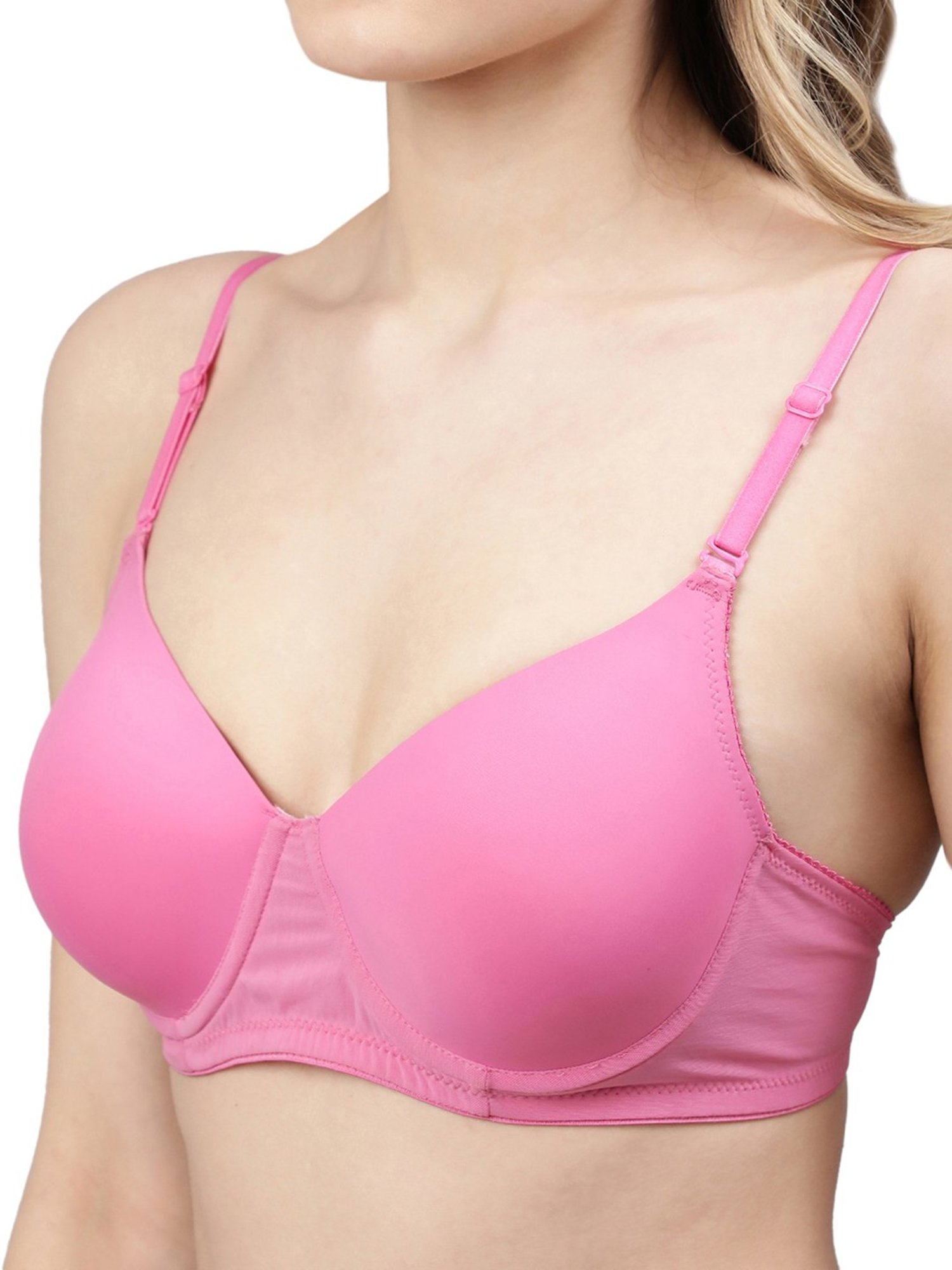 Cukoo Pink Full Coverage Padded Everyday Bra