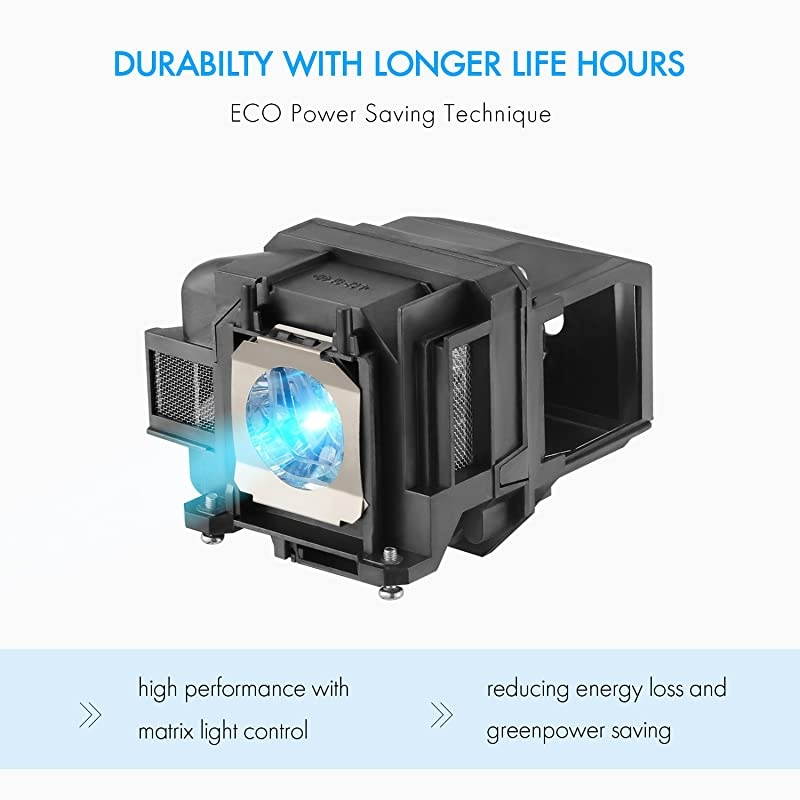 Premium Replacement Lamp Bulb with Housing Fit for EPSON ELPLP78 V13H010L78 EB945955W965S17S18SXW03SXW18W18W22X18X20X24X25