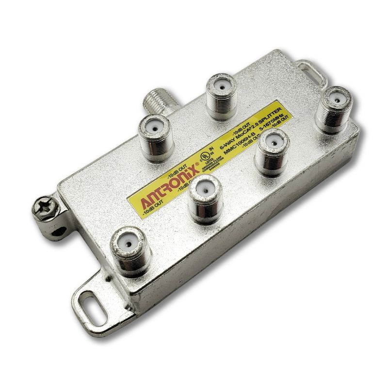 3 way antronix mmc1003hb 51675 mhz moca 2.0 splitter for frontier formerly verizon fios