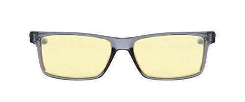 Gunnar Optiks VER-06701 Vertex Computer glasses, block blue light, Anti-glare, minimize digital eye strain, Smoke/Amber