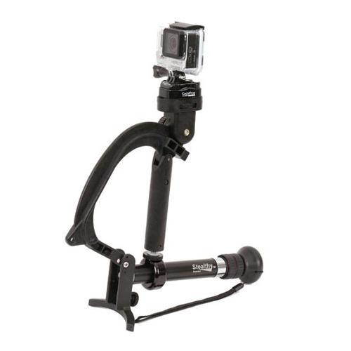 VariZoom StealthyGo Multi-Use Support & Stabilizer for GoPro/Small Camera, Black