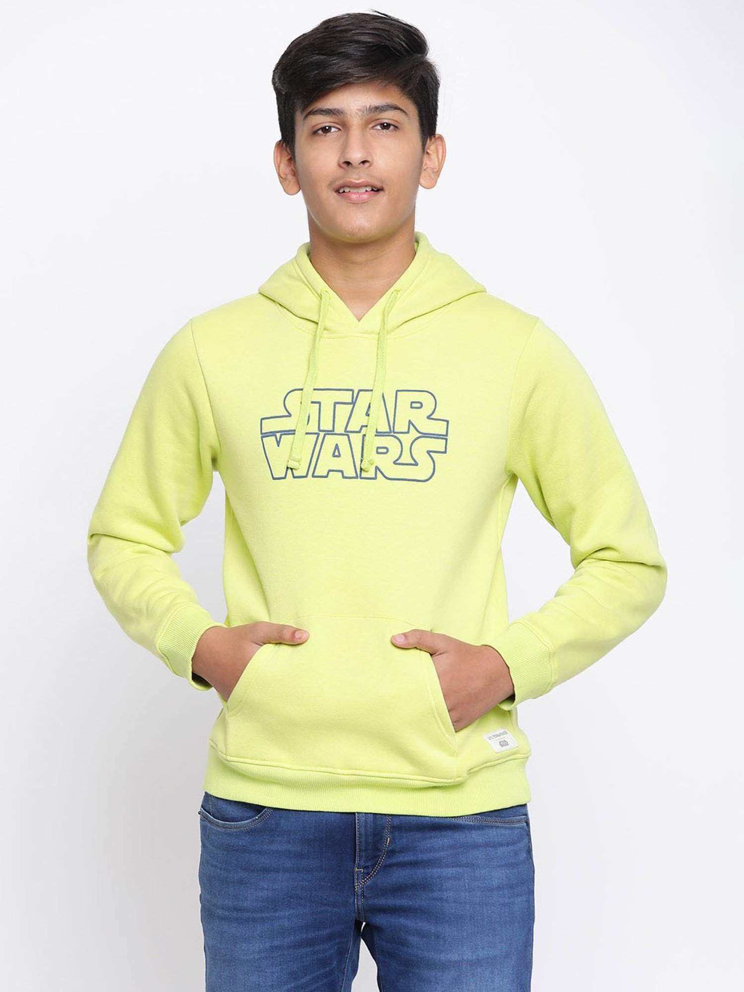 Lil Tomatoes Kids Neon Green Graphic Print Full Sleeves Sweatshirt