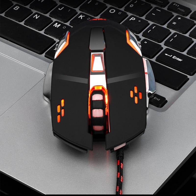 X3 Universal Wired Metal RGB Light Gaming Mouse for Desktop Computers/Laptops