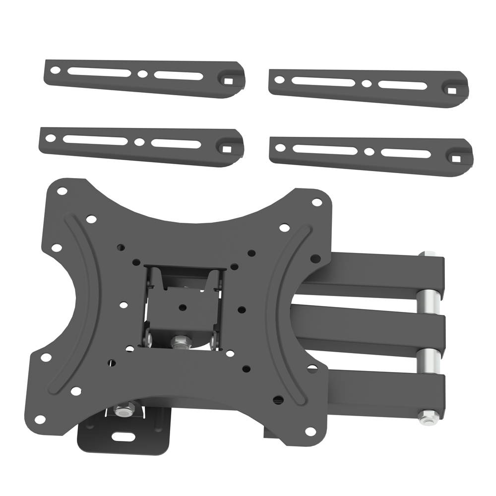 LEADZM 26-55" Adjustable Wall Mount Bracket Rotatable TV Stand with VESA 400x400 Holds up to 66lbs with Spirit Level