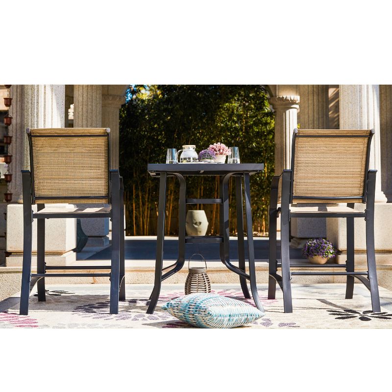 3pc Iron Patio Bistro Set - Patio Festival