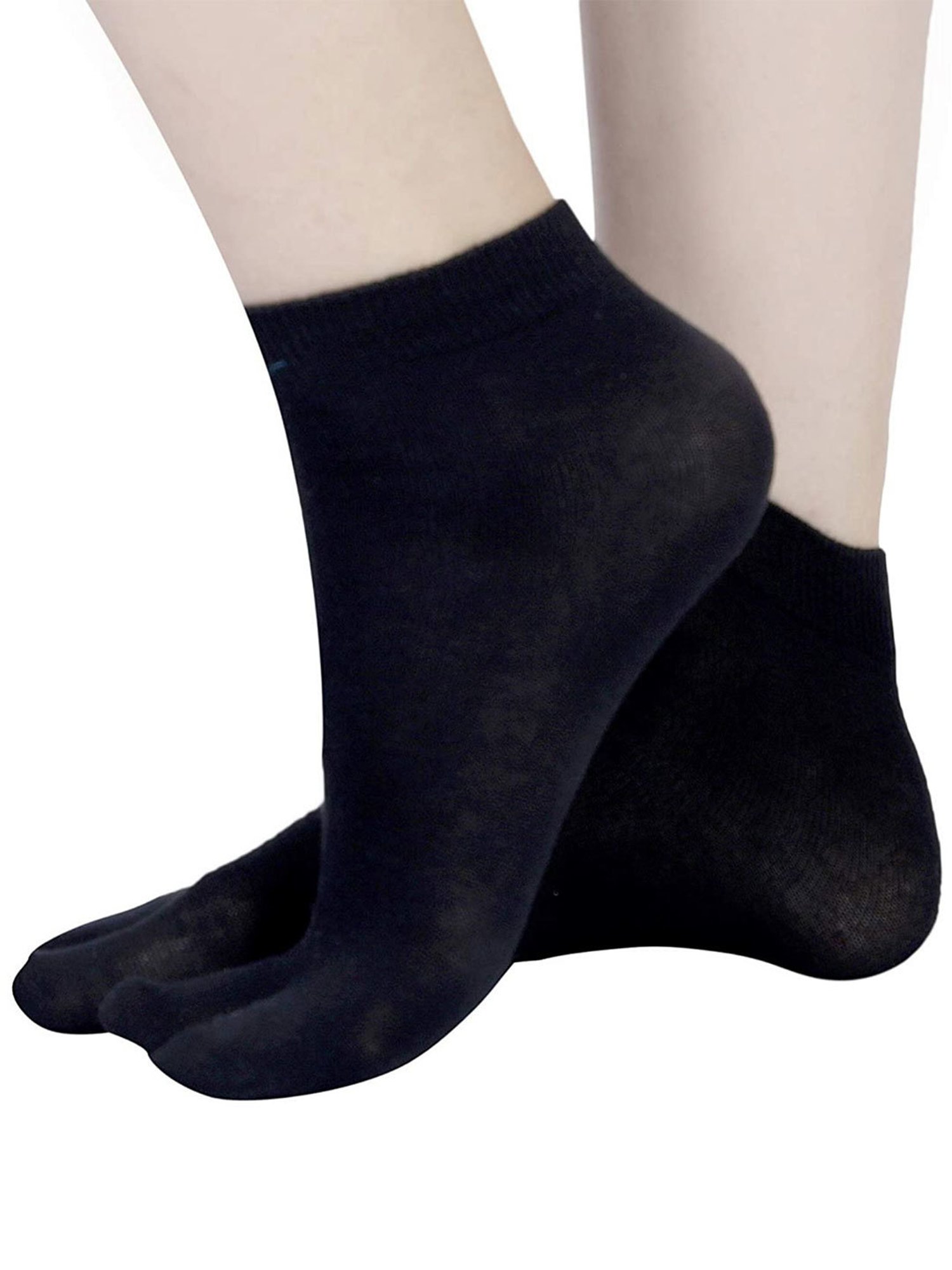 NEXT2SKIN Black Cotton Thumb Tube Socks