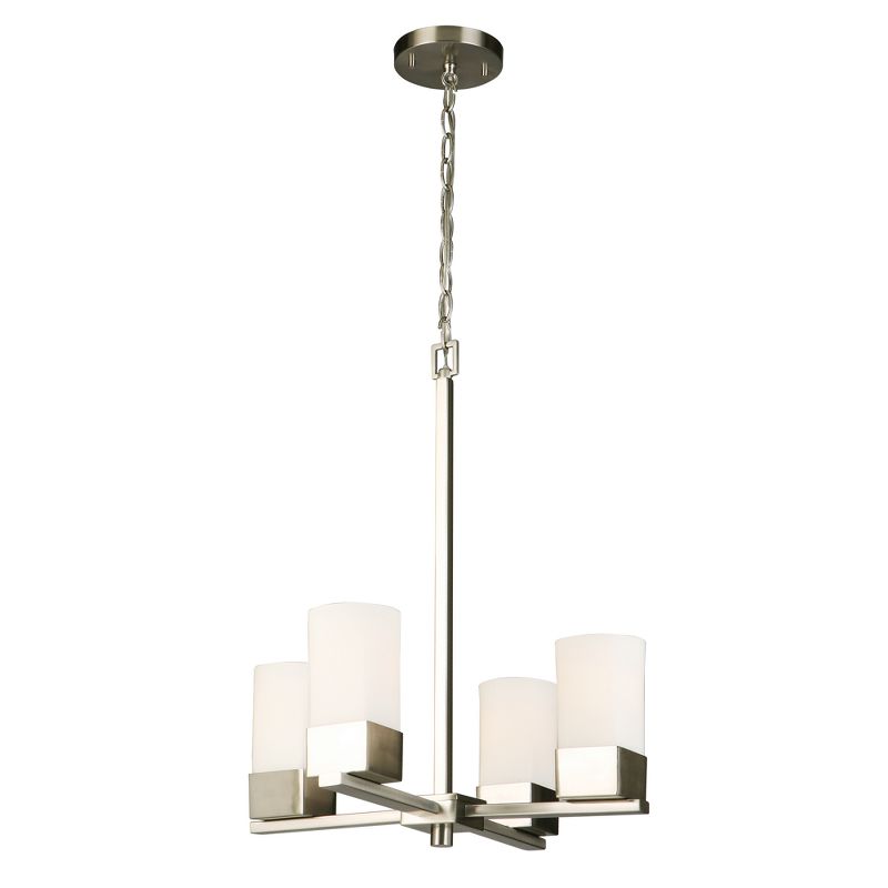 Ciara Springs 4 Light Chandelier Bronze/White - EGLO