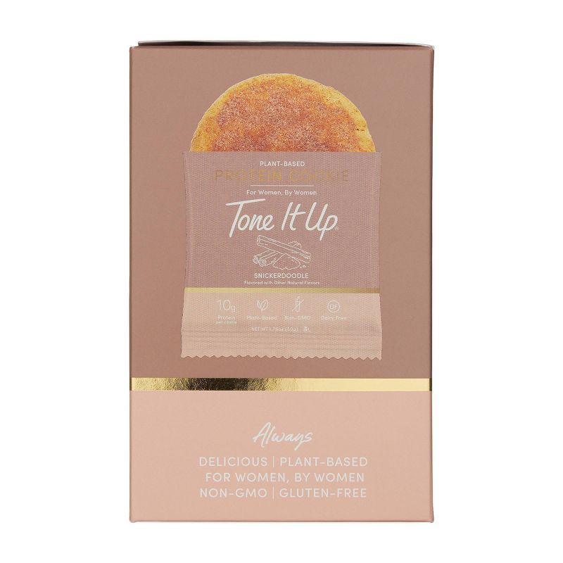 Tone It Up Plant-Based Protein Cookie - Snickerdoodle - 4ct