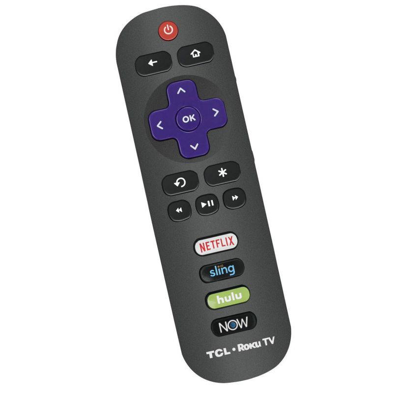 New RC280 Remote Confontrol for TCL ROKU TV with NETFLIX Sling Hulu NOW APP key