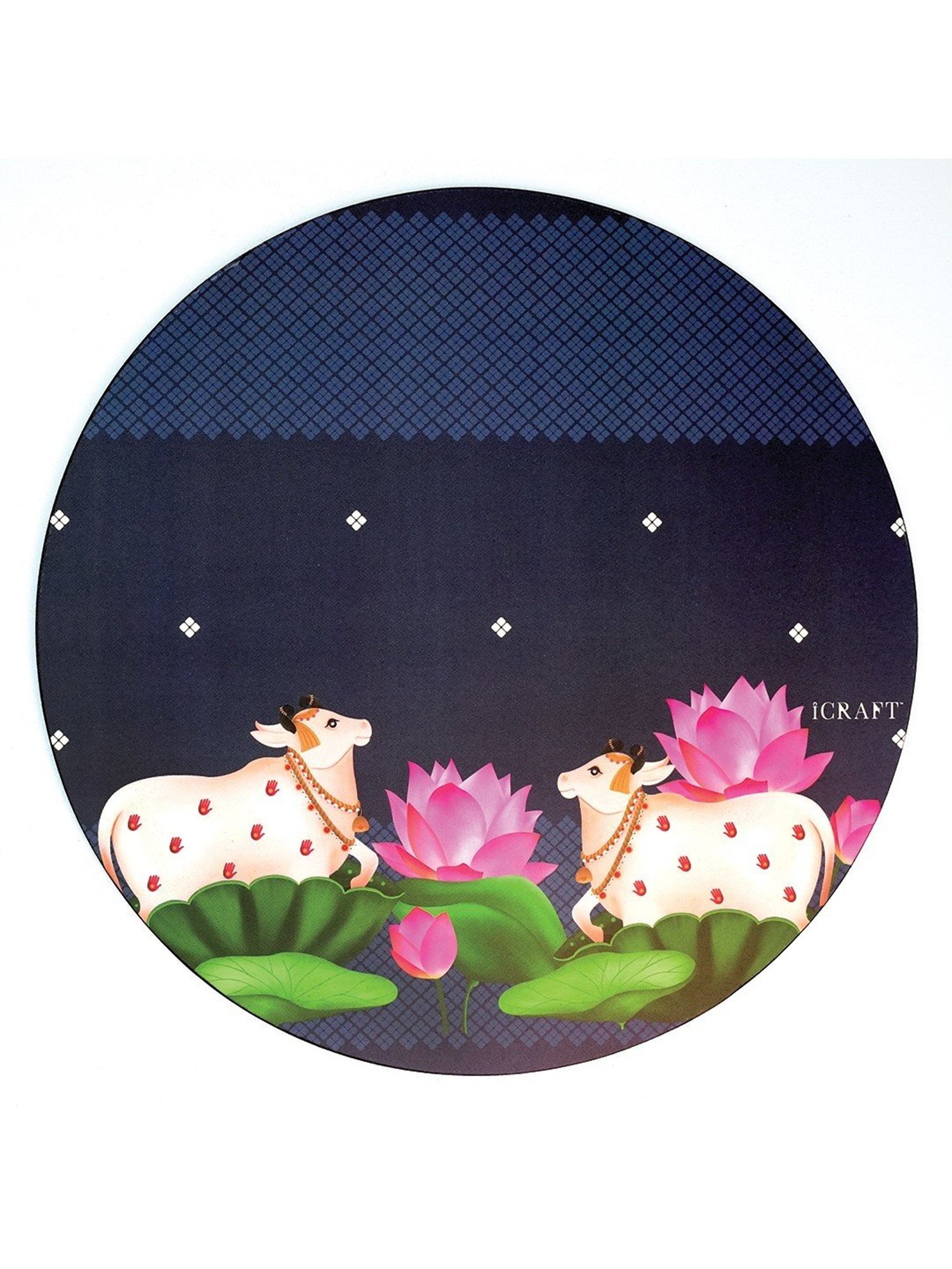 ICraft Multicolour MDF Board Neel Tablemats - Set Of 6