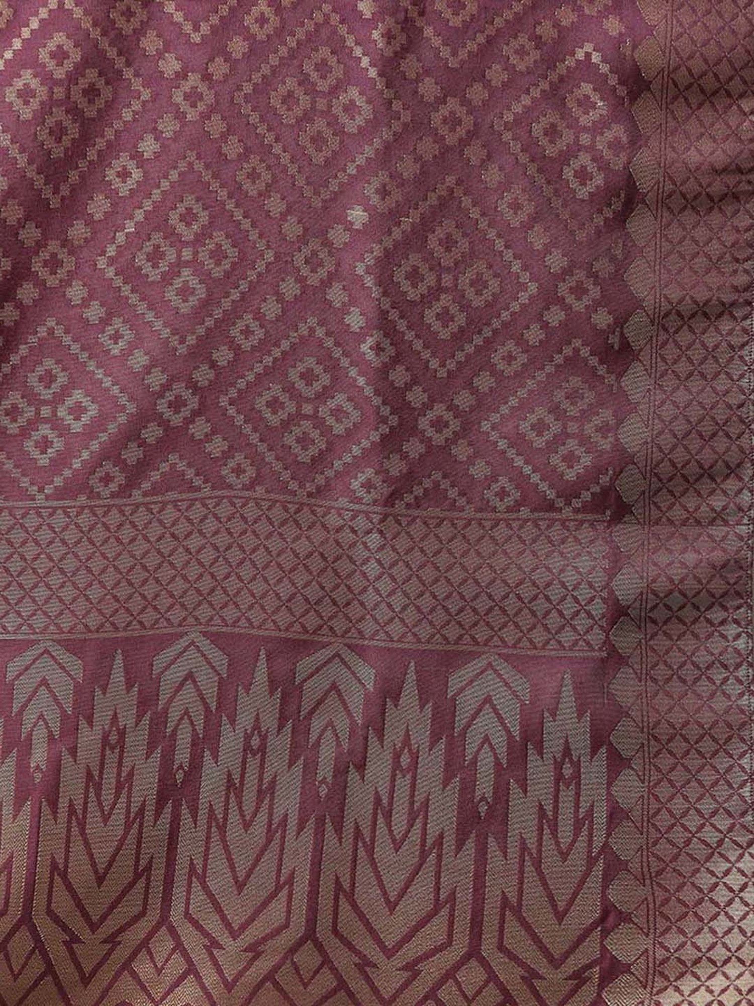 Aurelia Purple Woven Pattern Dupatta