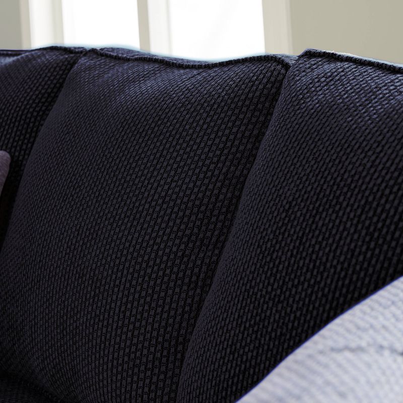 Clark Three Seat Sofa Dark Blue - True Seating