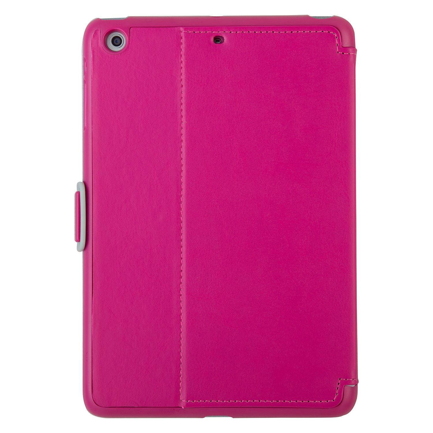 Speck Products StyleFolio Case for iPad Mini/2/3 - Fuchsia Pink/Nickel Grey (Does not fit iPad mini 4)
