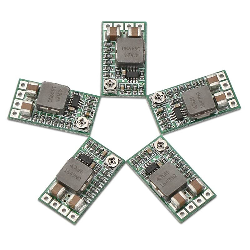 5v Regulator,  5pcs Mini Voltage Reducer DC 4.5-24V 12V 24V Step Down to 5V Buck Converter Board 3A Volt Step-Down Transformer Power Supply Module
