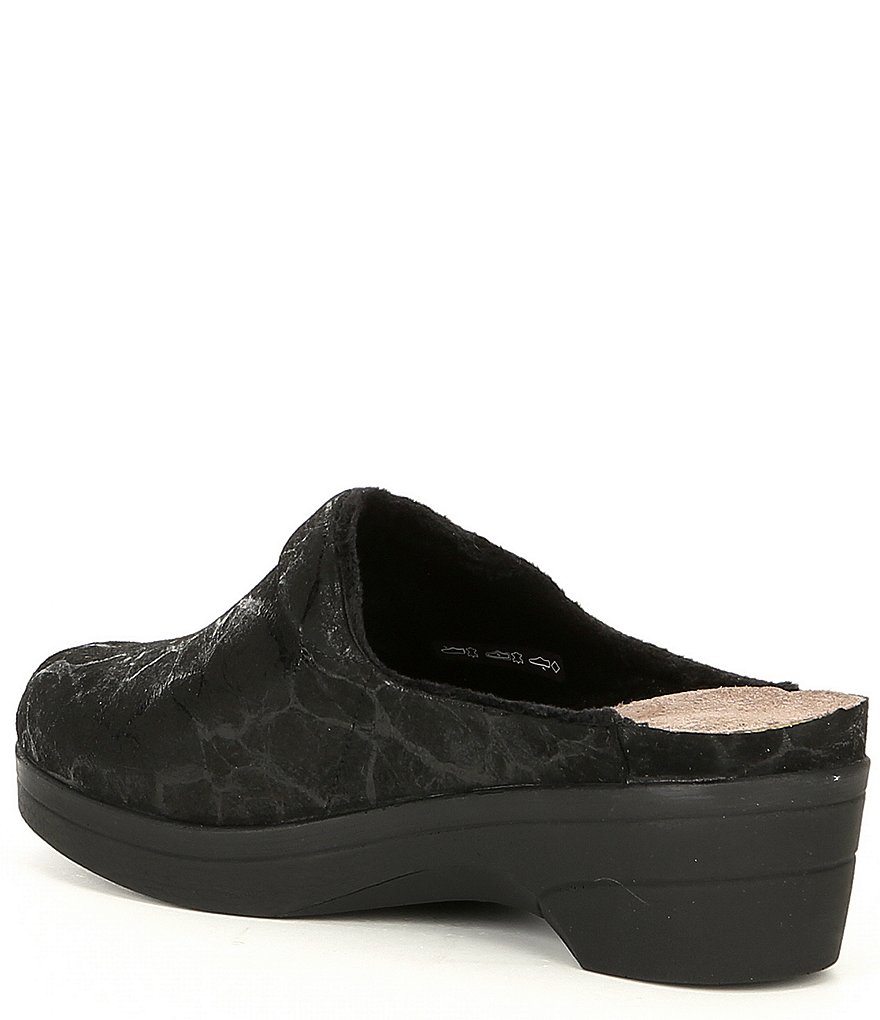 Mephisto Satty Suede Slip-On Clog