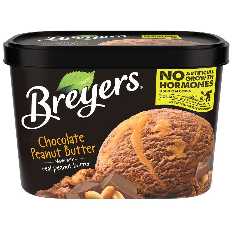 Breyers Chocolate Peanut Butter Ice Cream - 48oz