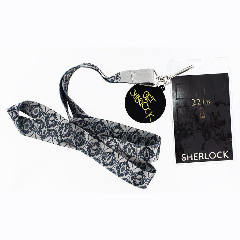 Seven20 Sherlock Holmes 221B with 2D Get Sherlocked Lanyard Charm