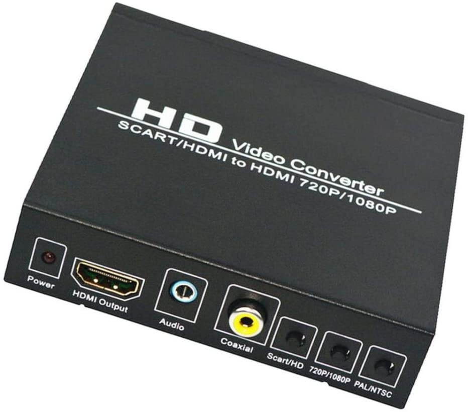 MagiDeal Premium SCART to HDMI Converter Upscaler Support HDMI Connector
