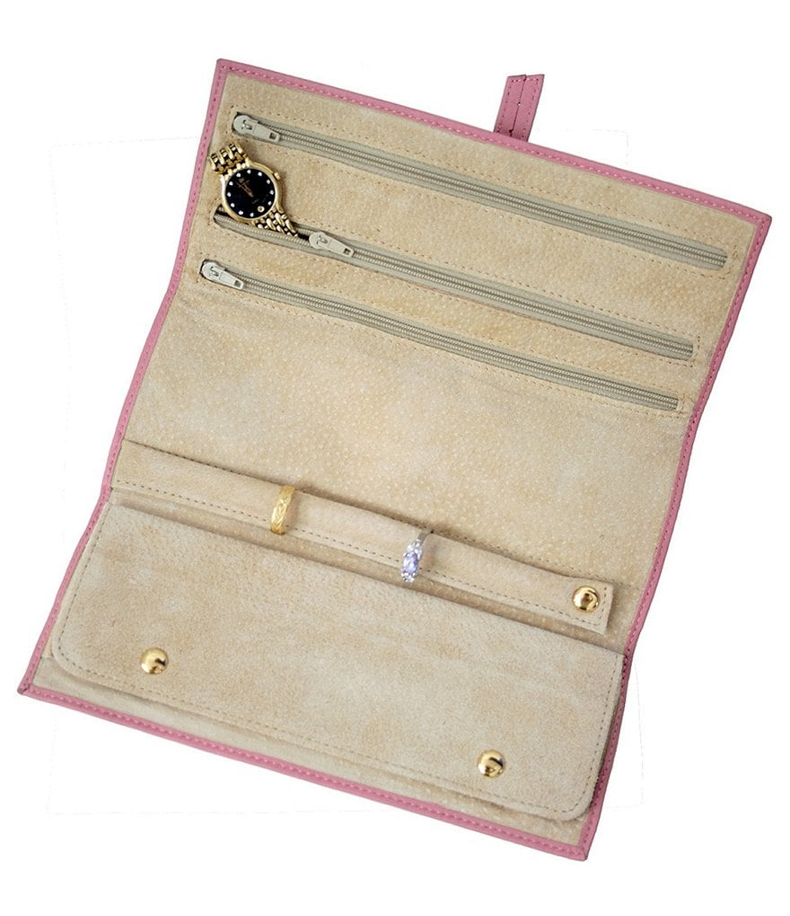 ROYCE New York Leather Travel Jewelry Roll