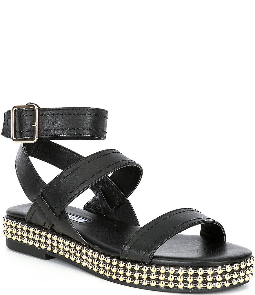 Chelsea & Violet Dax Ankle Strap Chain Flatform Sandals