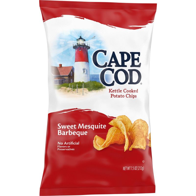 Cape Cod Sweet Mesquite BBQ Flavored Kettle Cooked Potato Chips - 8oz