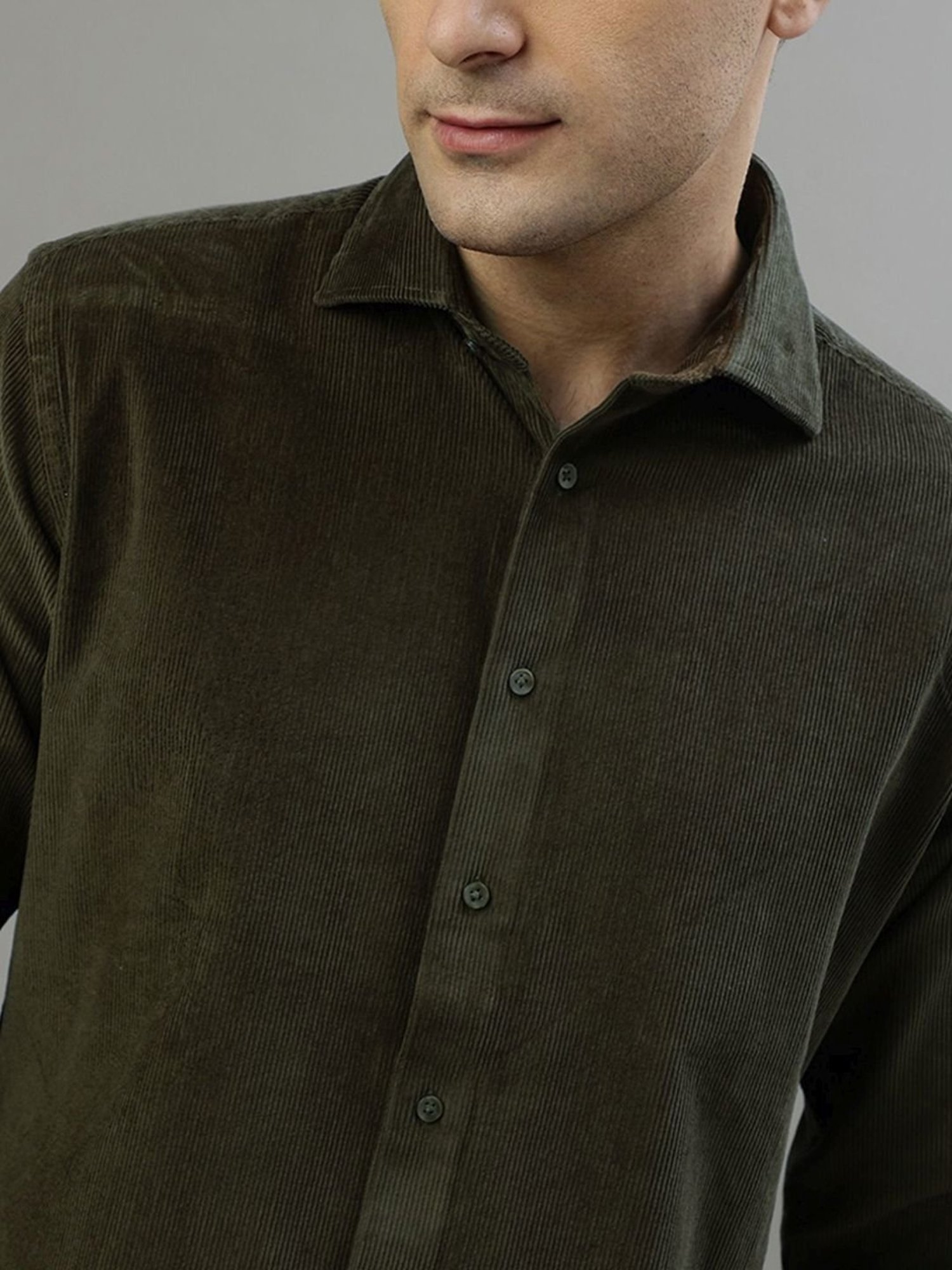 Bruun & Stengade Green Slim Fit Shirt