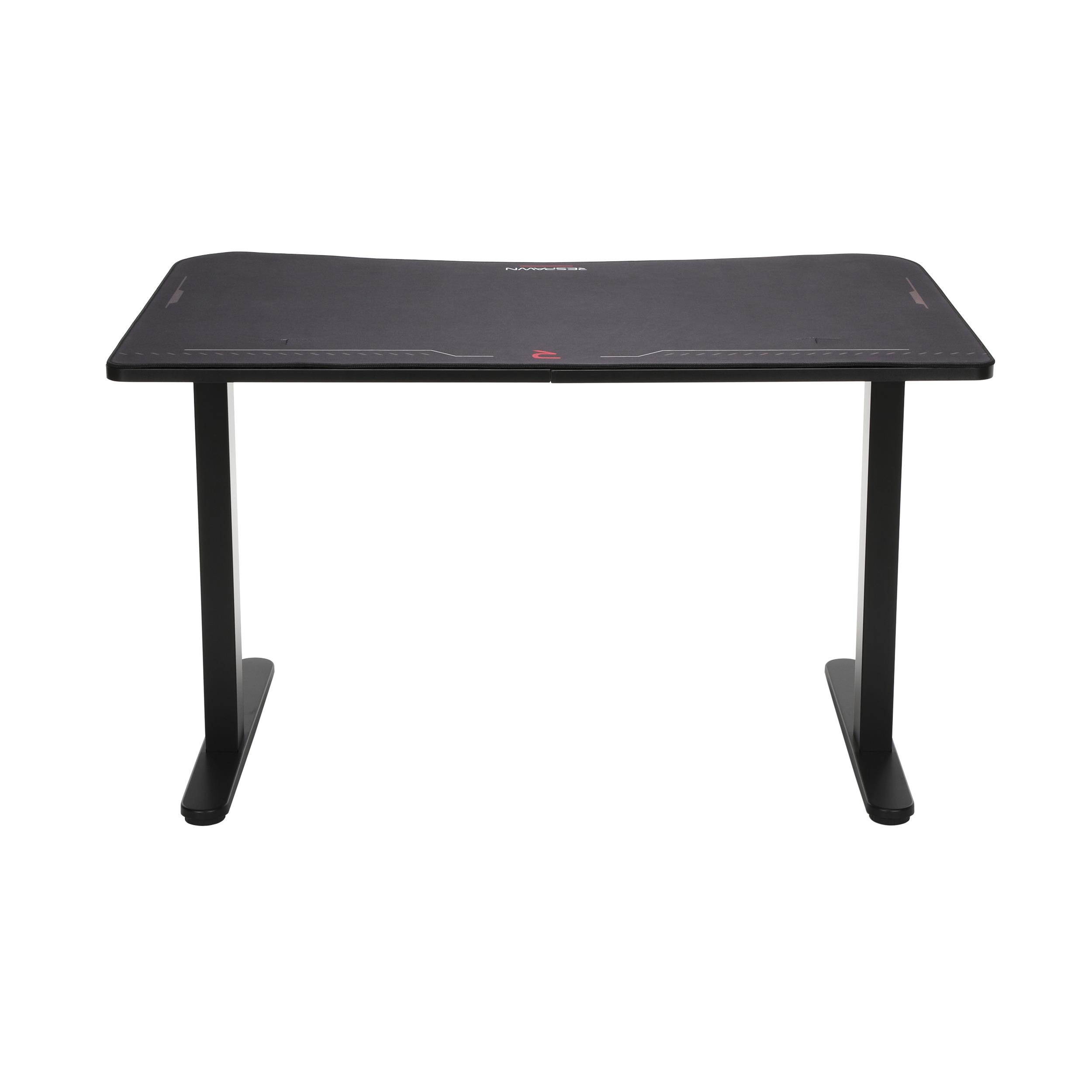 RESPAWN 63" Gaming Table with Gaming Mouse Pad, Gaming Computer Desk, in Black (RSP-1063-BLK)